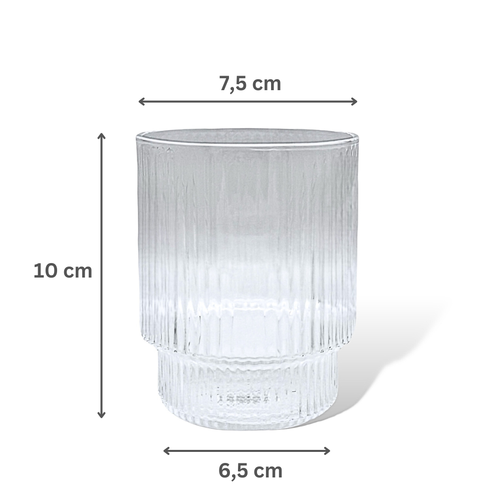 Riffle Trinkglas 2er, 4er, 6er | Low