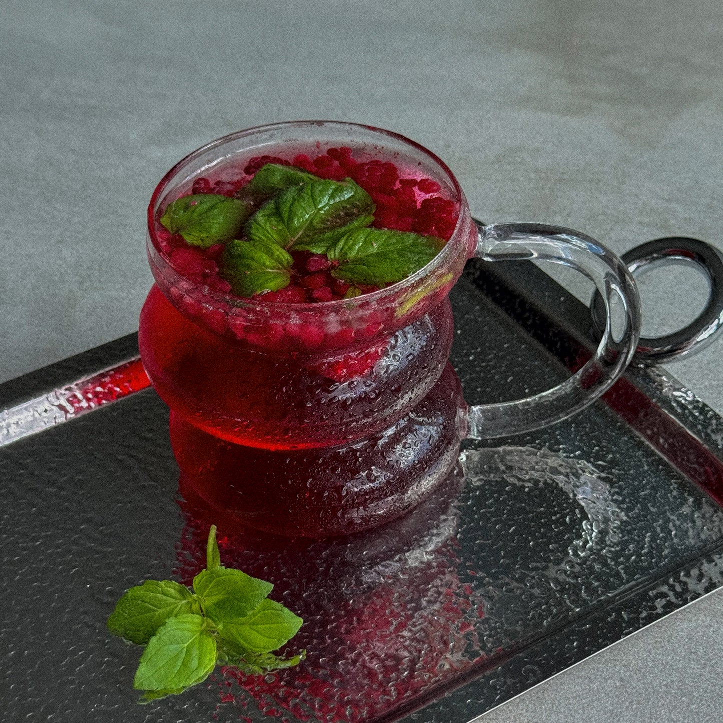 Bubble Trinkglas mit Griff 2er, 4er, 6er