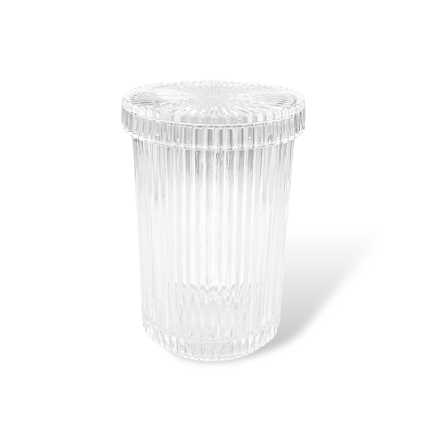 Riffel Glas mit Deckel 2er, 4er, 6er, 8er