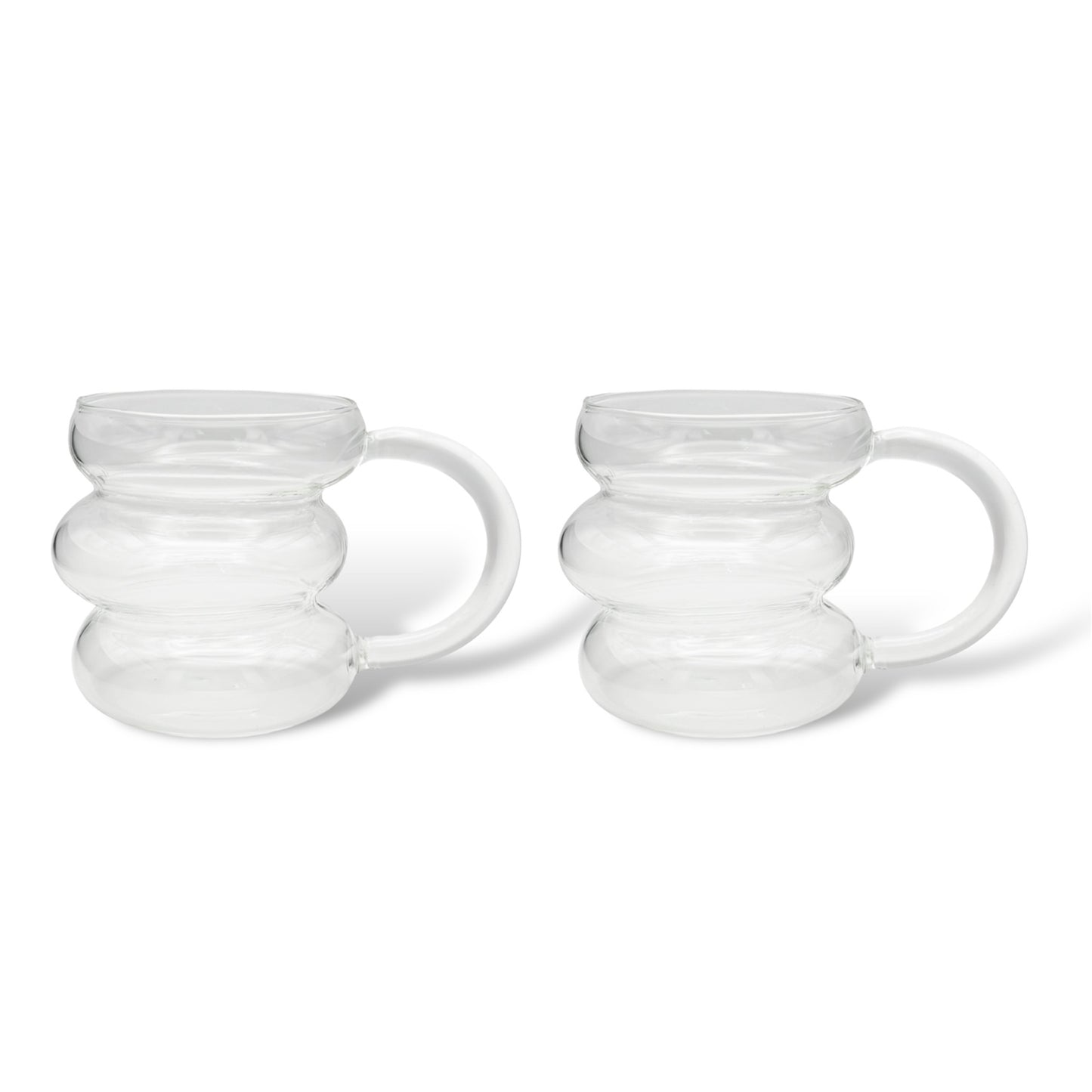 Bubble Trinkglas mit Griff 2er, 4er, 6er